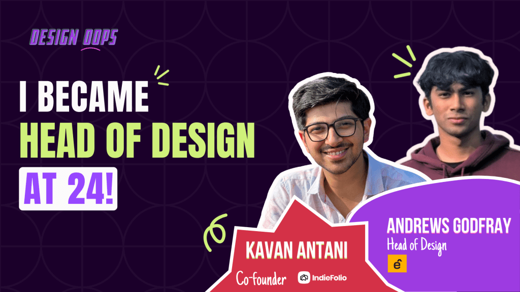 How to become a head of design in his 20s
